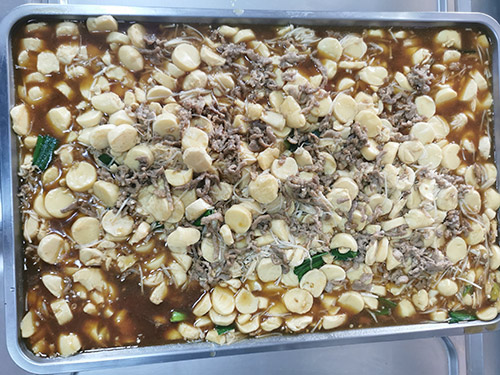 豆腐肉片