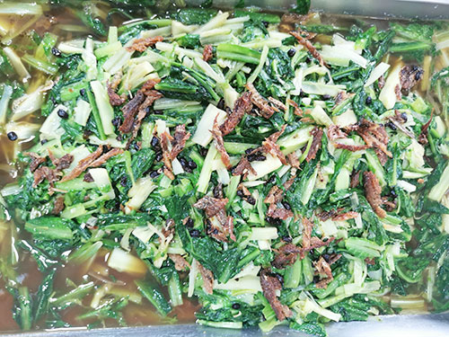 豆鼓鲮鱼油麦菜